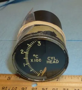 Lewis Engineering MS 28004-1 CYLINDER HEAD TEMPATURE GAUGE Aviation Instrument
